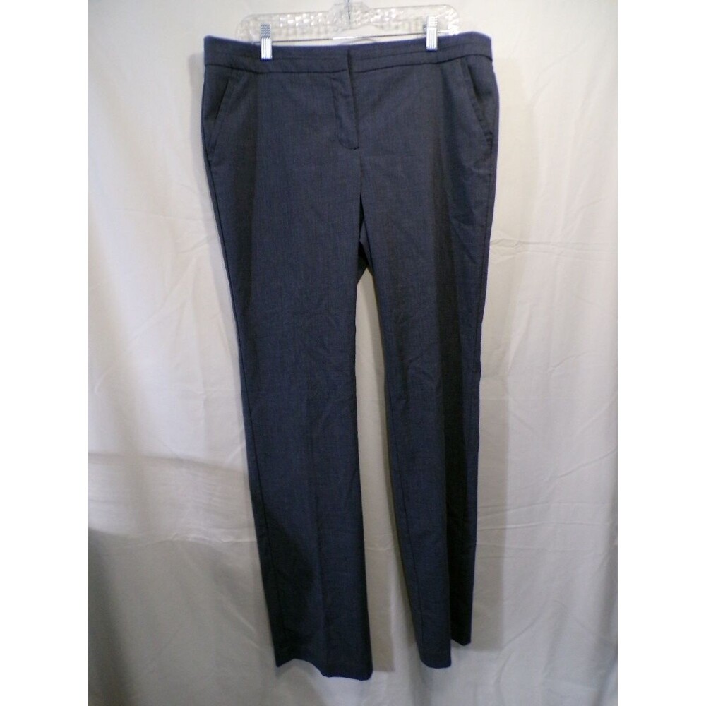 Worthington Women's Dress Pants Modern Fit Size 12 Gray Straight Leg
